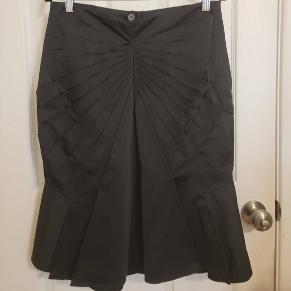 Debbie Shuchat Black Mermaid Skirt Size 4 - Picture 5 of 5
